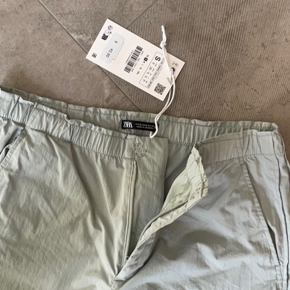 ZARA Nylon Blend Full Length Pants - Picture 8 of 8